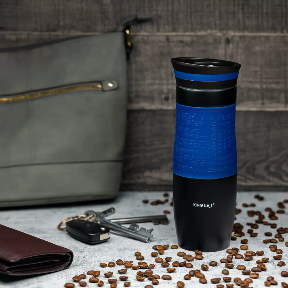 Cana termos din otel inoxidabil diverse culori 500 ml (KH-4177) [10]