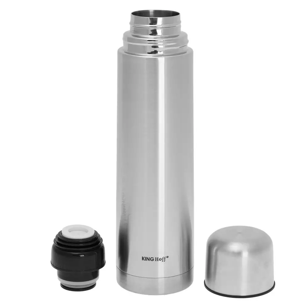 Termos din otel inoxidabil 1l si husa de transport (KH-4054) [4]