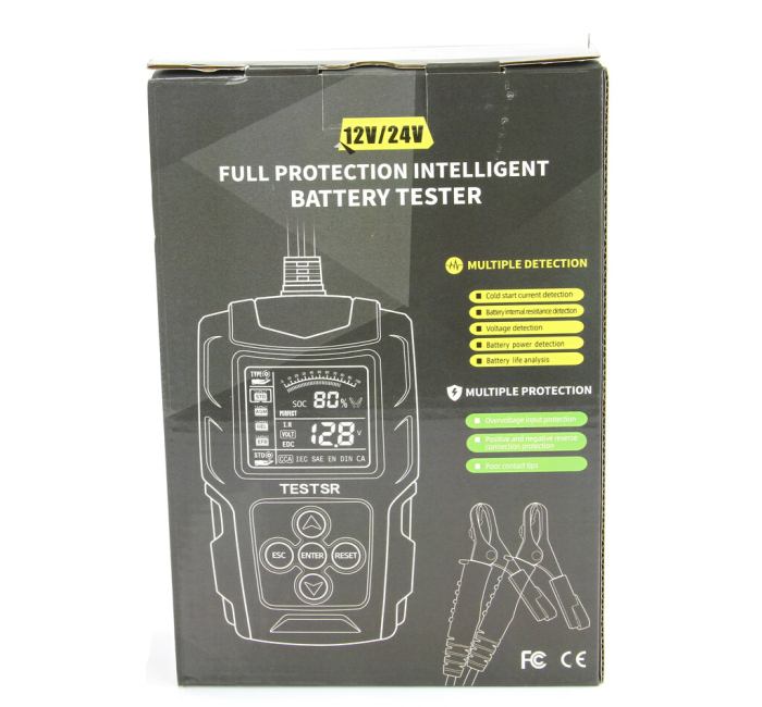 Tester baterie auto profesional 12V-24V, afisaj SOH/SOC, 2Ah-220Ah (M82520) [6]