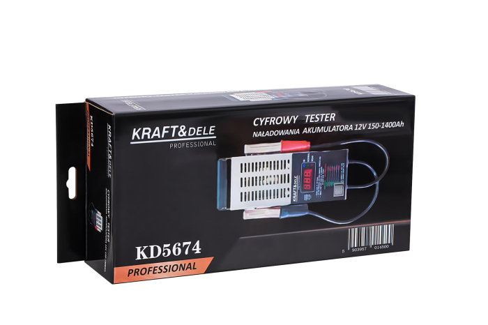 Tester digital pentru baterii auto 6  12 V 200-1000A (KD5674) [15]