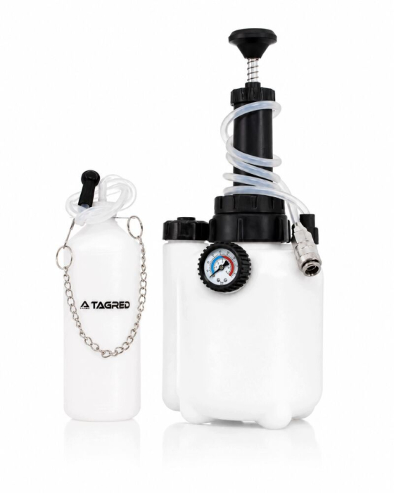 Tester si aparat pentru schimbare si aerisire lichid de frana 2 bar cu rezervoare 2,5L si 1L (TA4251) [2]