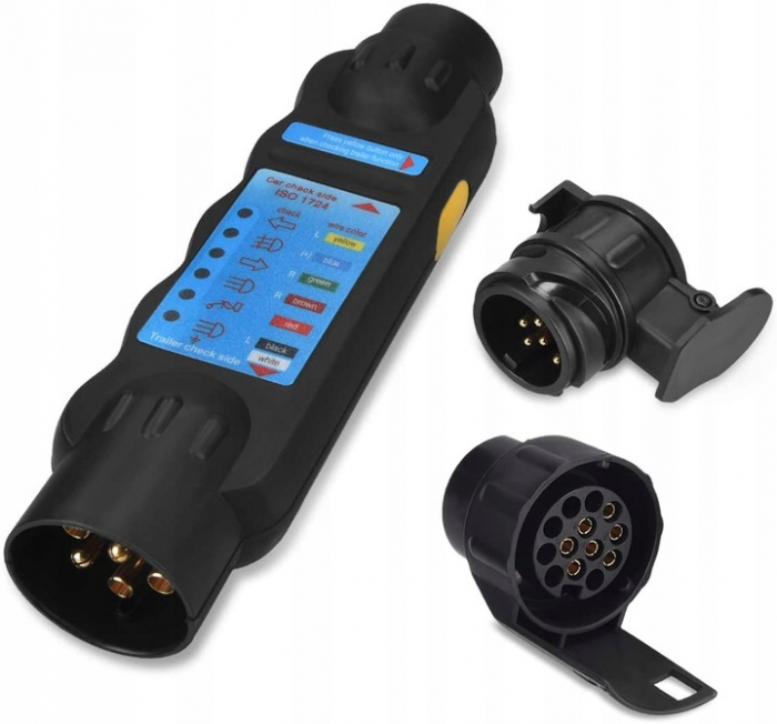 Tester verificare lumini priza remorcă 7 13 pini (KD10542) [2]