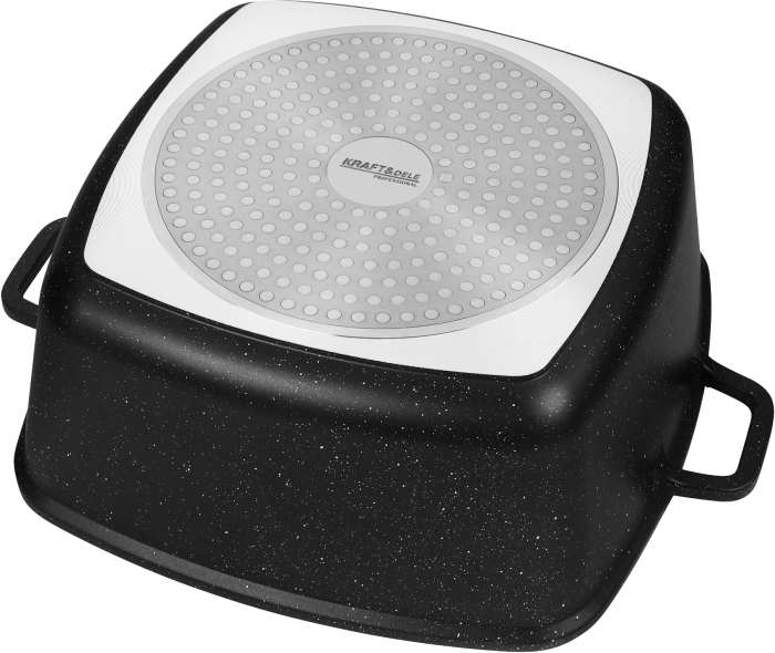 Tigaie adanca 7L antiaderenta, 28 x 28 x 12 cm, cu capac, pentru inductie/gaz/electric (KD4352) [10]