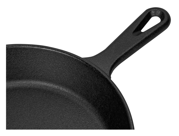 Tigaie din fonta 26 cm pentru prajit carne si legume, compatibila cu inductie, gaz si cuptor (KD4414) [7]