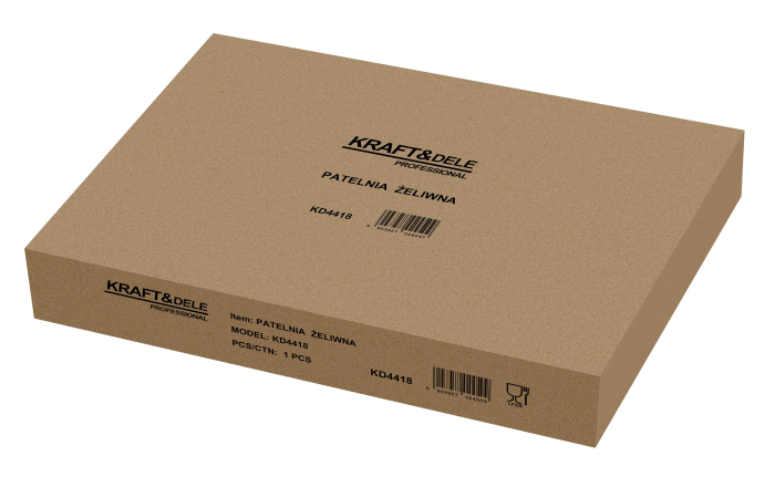 Tigaie din fonta 30 cm pentru prajit si gatit, compatibila cu inductie, gaz si cuptor (KD4418) [11]