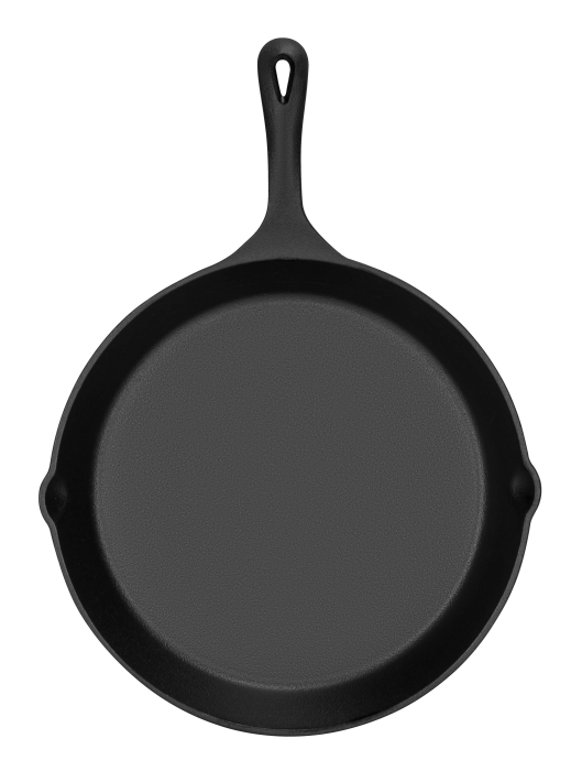 Tigaie din fonta 30 cm pentru prajit si gatit, compatibila cu inductie, gaz si cuptor (KD4418) [2]
