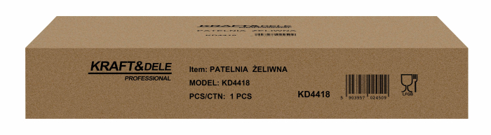 Tigaie din fonta 30 cm pentru prajit si gatit, compatibila cu inductie, gaz si cuptor (KD4418) [12]
