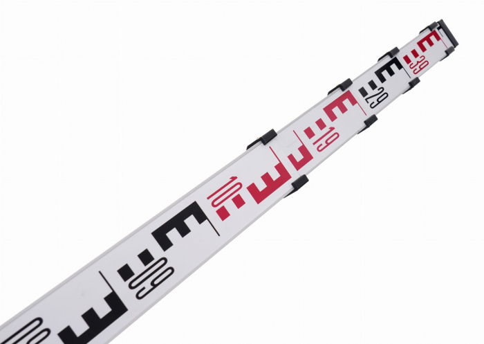 Tija rigla brat dispozitiv telescopic 5m masurare inaltime nivelare cu bula (KD1097) [5]