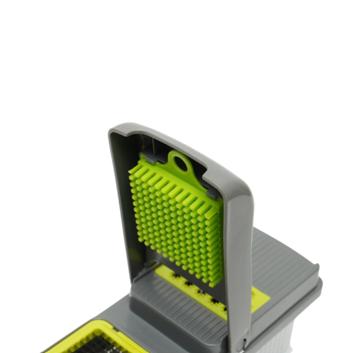 Tocator de legume multifunctional 12 in 1, cu 8 lame inox si recipient colectare  (AAA346) [14]