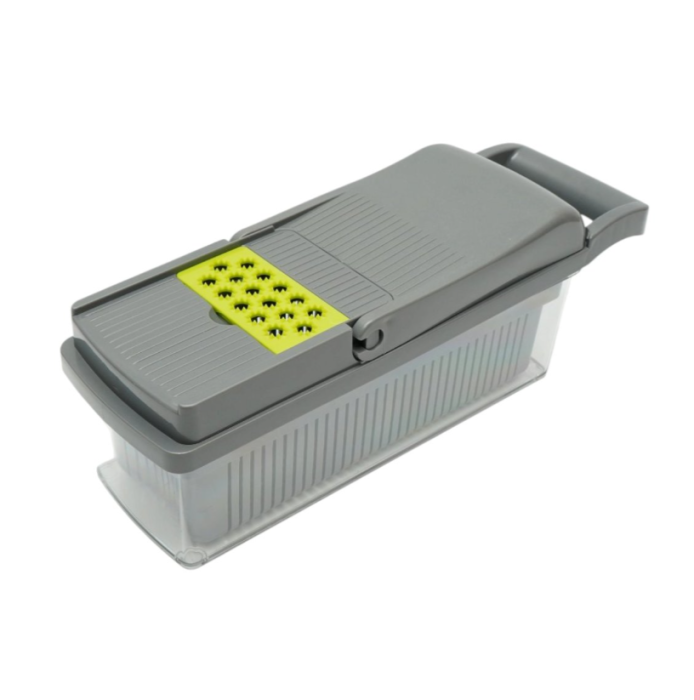 Tocator de legume multifunctional 12 in 1, cu 8 lame inox si recipient colectare  (AAA346) [7]