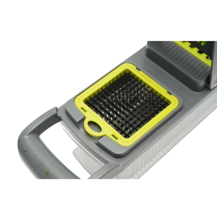 Tocator de legume multifunctional 12 in 1, cu 8 lame inox si recipient colectare  (AAA346) [13]
