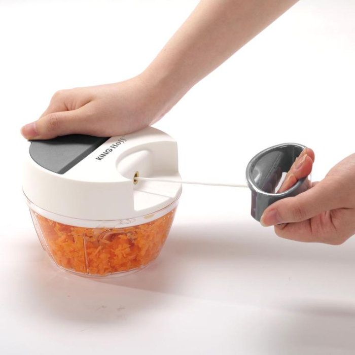 Tocator de mana de bucatarie alb cu elemente gri 400ml (KH-1881) [21]