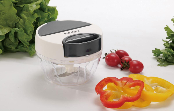 Tocator de mana de bucatarie alb cu elemente gri 400ml (KH-1881) [20]