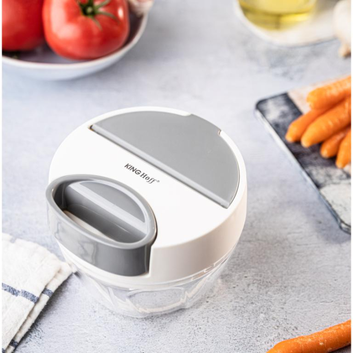 Tocator de mana de bucatarie alb cu elemente gri 400ml (KH-1881) [26]