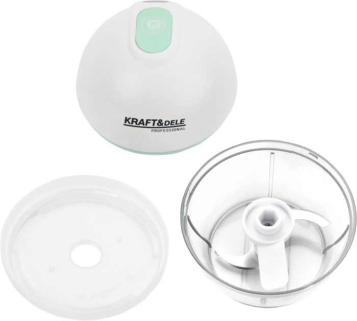 Tocator electric fara fir 150 ml cu 3 lame din inox si acumulator 2500 mAh (KD4363) [6]