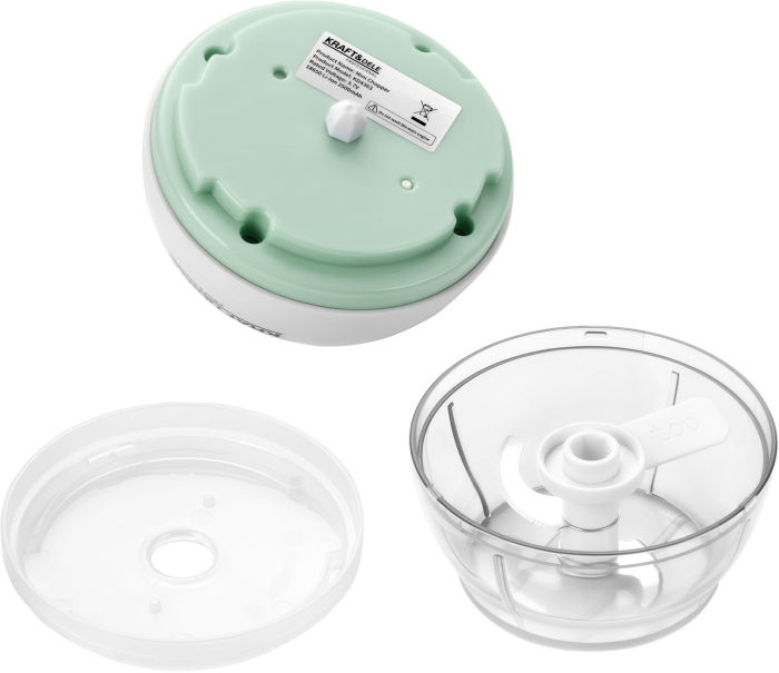 Tocator electric fara fir 150 ml cu 3 lame din inox si acumulator 2500 mAh (KD4363) [2]