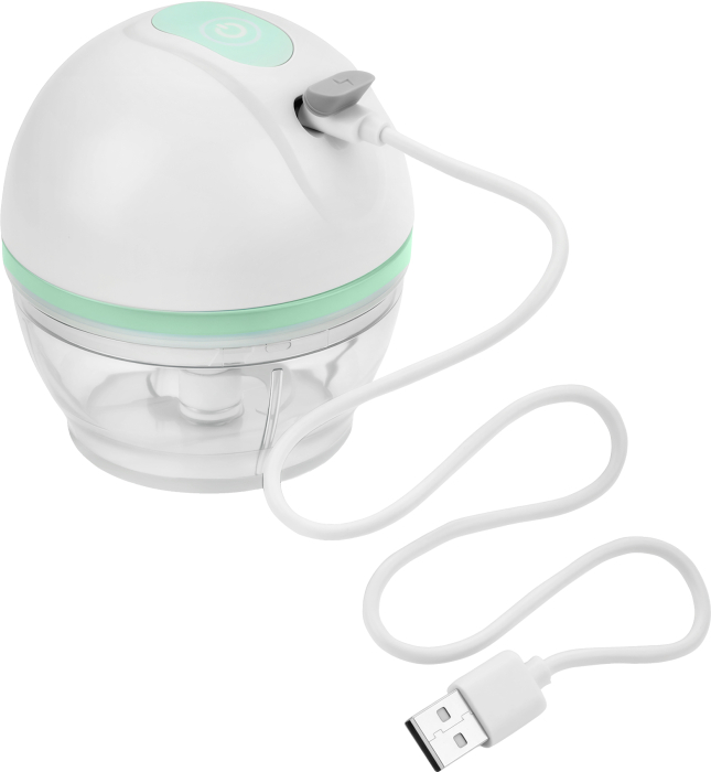 Tocator electric fara fir 150 ml cu 3 lame din inox si acumulator 2500 mAh (KD4363) [4]
