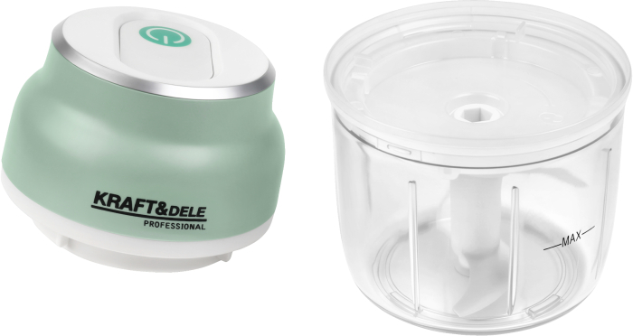 Tocator electric fara fir pentru carne si legume 230 ml, 3 lame din inox, acumulator 2500 mAh (KD4362) [4]
