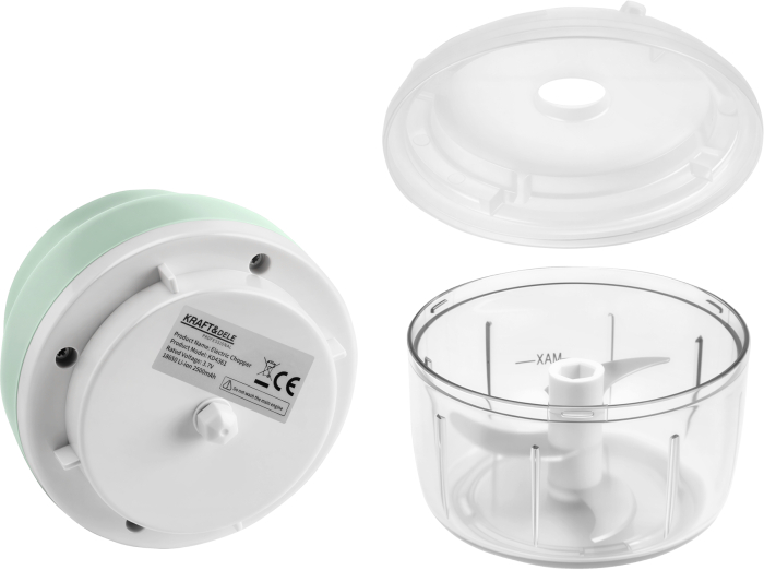 Tocator fara fir 150 ml cu 3 lame din inox si acumulator 2500 mAh (KD4361) [6]