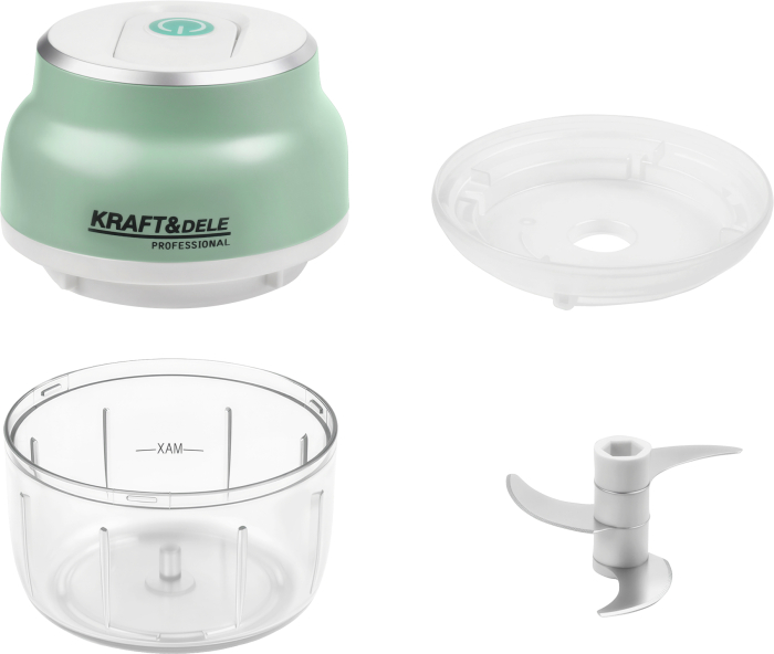 Tocator fara fir 150 ml cu 3 lame din inox si acumulator 2500 mAh (KD4361) [3]