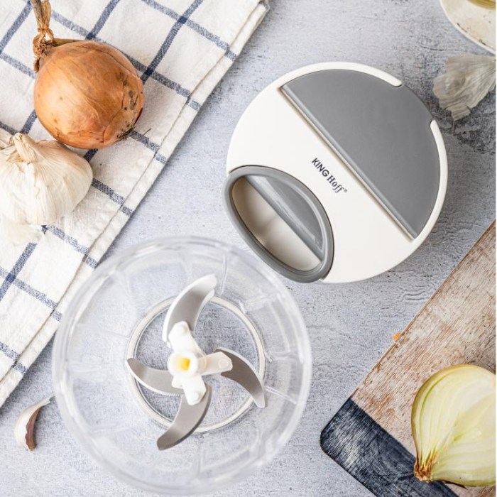 Tocator manual de bucatarie cu snur gri 900ml (KH-1882) [15]