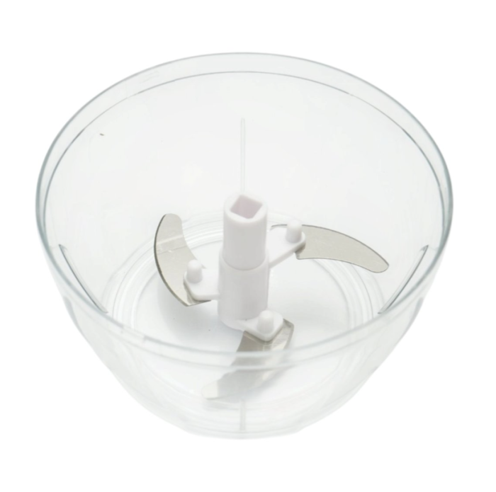 Tocator manual de legume cu sfoara, 500 ml, 3 lame din inox (AAA347) [4]