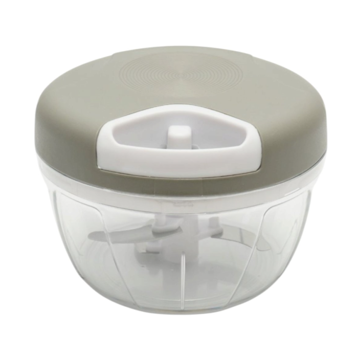 Tocator manual de legume cu sfoara, 500 ml, 3 lame din inox (AAA347) [2]