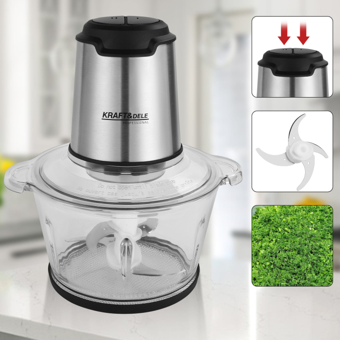 Tocator maruntitor electric pentru carne si legume 2L 350W (KD4120) [6]