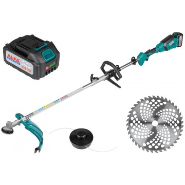 Trimmer cu acumulator 21V, 2 acumulatori si accesorii de taiere (ALCGT1-21VBL) [2]