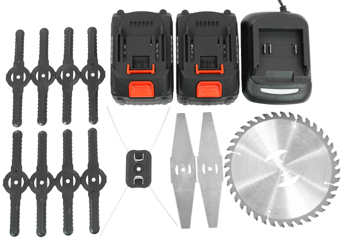 Trimmer iarba cu acumulator 20V 2x3.0Ah cu cap rotativ si brat reglabil pentru taiere precisa (B4353) [2]