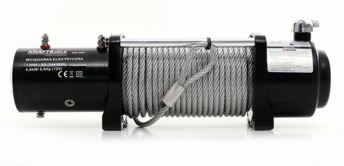 Troliu auto cu Telecomanda Radio 12V 12000LBS 5400kg (KD1565) [3]