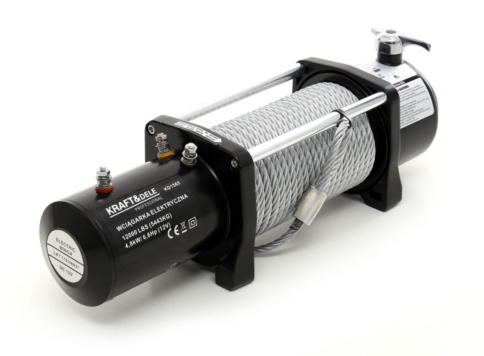 Troliu auto cu Telecomanda Radio 12V 12000LBS 5400kg (KD1565) [2]