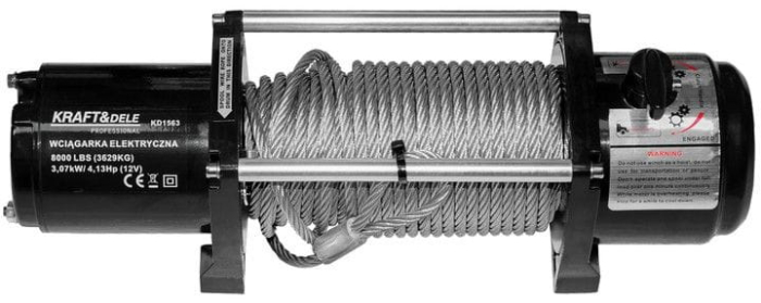 Troliu auto cu Telecomanda Radio 12V 8000LBS 3629kg (KD1563) [2]