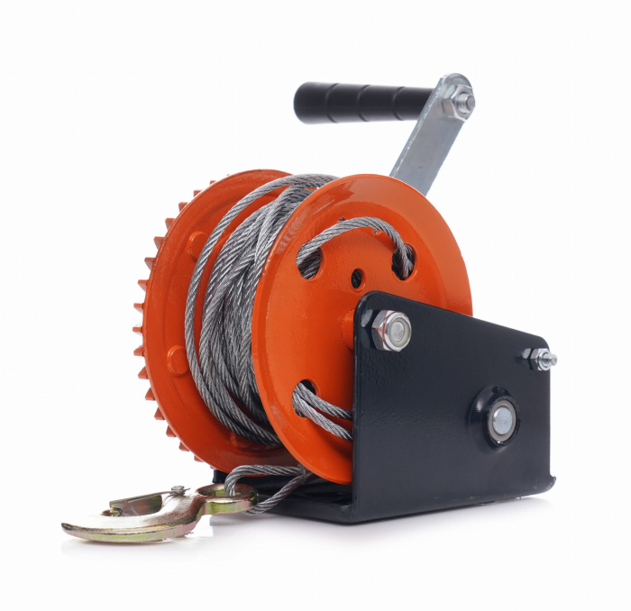 Troliu cu manivela franghie sufa de otel 1588 kg (KD1313) [7]