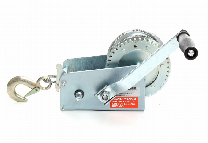 Troliu cu manivela franghie sufa de otel 900 kg (KD1121) [3]