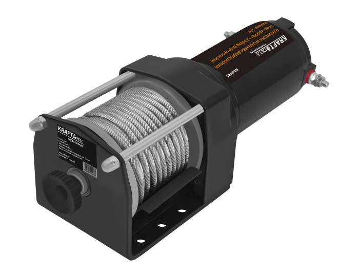 Troliu electric auto 12V 1500W cu forta de tractare 1361 kg si telecomanda wireless (KD2195) [3]