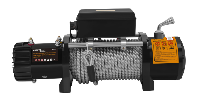 Troliu electric auto 12V 5000W cu forta de tractare 5900 kg si telecomanda (KD2198) [8]