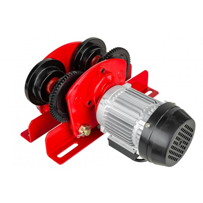 Troliu electric cu carucior rulant 600kg, 1200W, cablu 12m, telecomanda (KD2191+1070) [5]