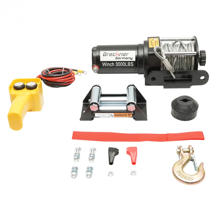 Troliu electric cu telecomanda 12V 1.6T (3000lbs) lungime cablu 9.2m DISDK97 (BK81305) [1]