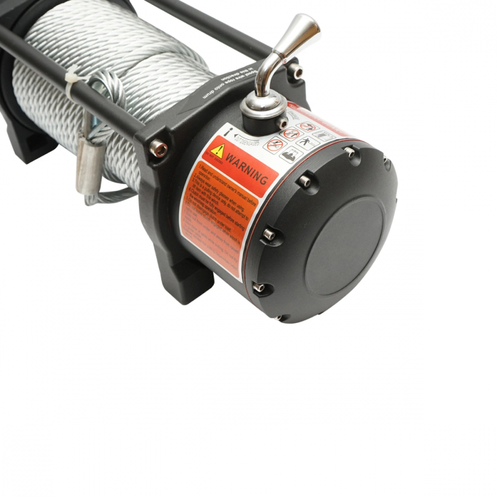 Troliu electric cu telecomanda 12V 5cp 4.3T (9500lbs) cablu otel 9x24m DISES76 (BK81337) [4]