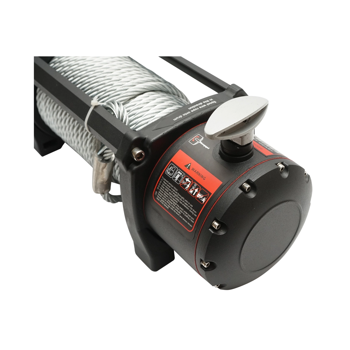 Troliu electric cu telecomanda 12V 6.5cp 6.1T (13500lbs) cablu otel 9x24m DISES77 (BK81338) [4]