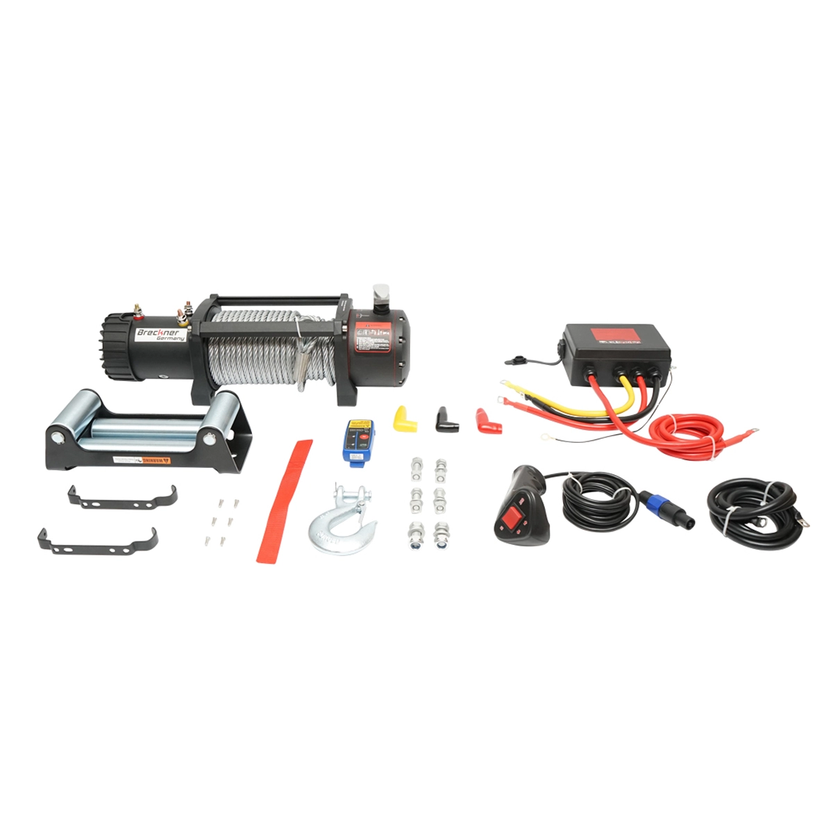 Troliu electric cu telecomanda 12V 6.5cp 6.1T (13500lbs) cablu otel 9x24m DISES77 (BK81338) [1]
