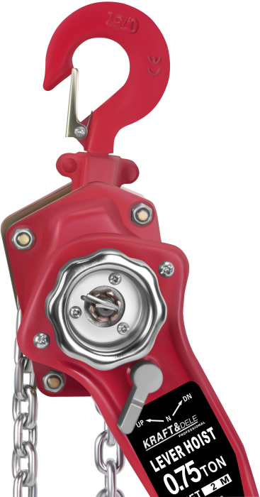 Troliu manual cu lant cu clichet, 750 kg, 2 m (KD3506) [4]