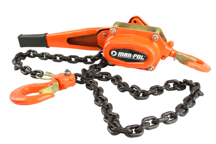 Troliu manual cu lant si clichet 1500 kg, lungime 3m (M80749) [2]