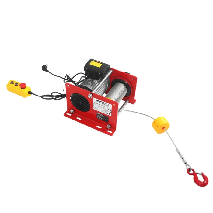 Troliu palan electric constructii 500 / 1000kg 1900W cablu 15 / 30m (KD1649) [4]