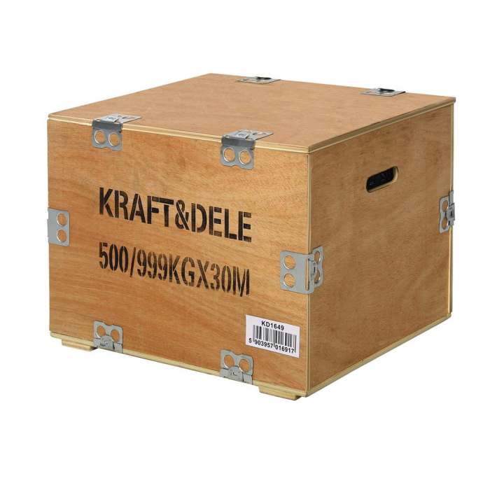 Troliu palan electric constructii 500 / 1000kg 1900W cablu 15 / 30m (KD1649) [2]