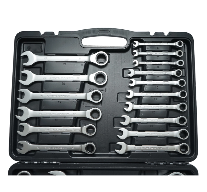 Trusa 22 chei combinate cu clichet 6-32mm CrV DISLN78 (BK78280) [4]