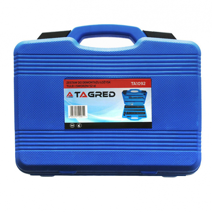 Trusa adaptoare presa extras demontat bucse bucsi rulmenti 52piese 18-74mm (TA1092) [4]