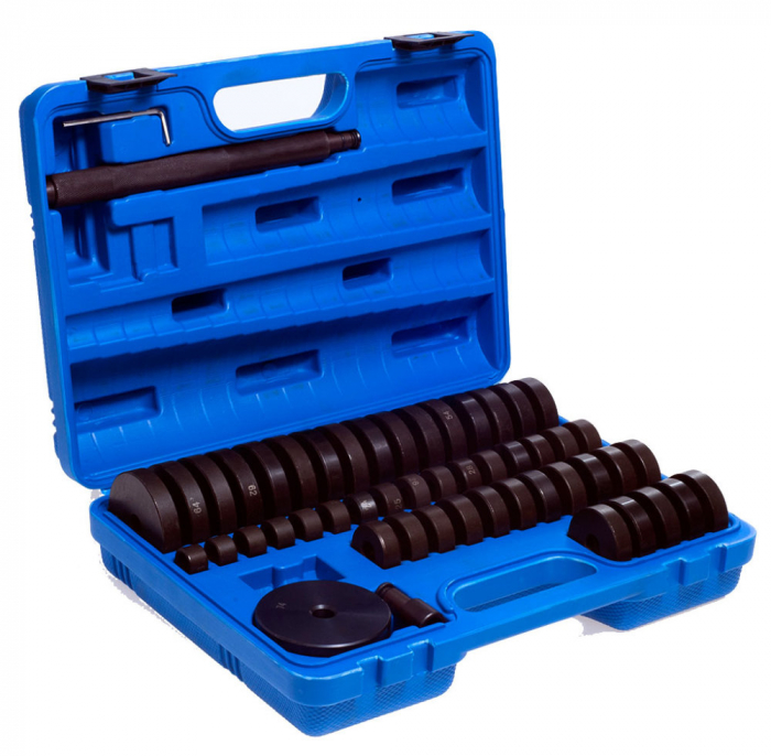 Trusa adaptoare presa extras demontat bucse bucsi rulmenti 52piese 18-74mm (TA1092) [1]