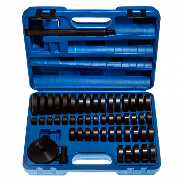 Trusa adaptoare presa extras demontat bucse bucsi rulmenti 52piese 18-74mm (TA1092) [2]